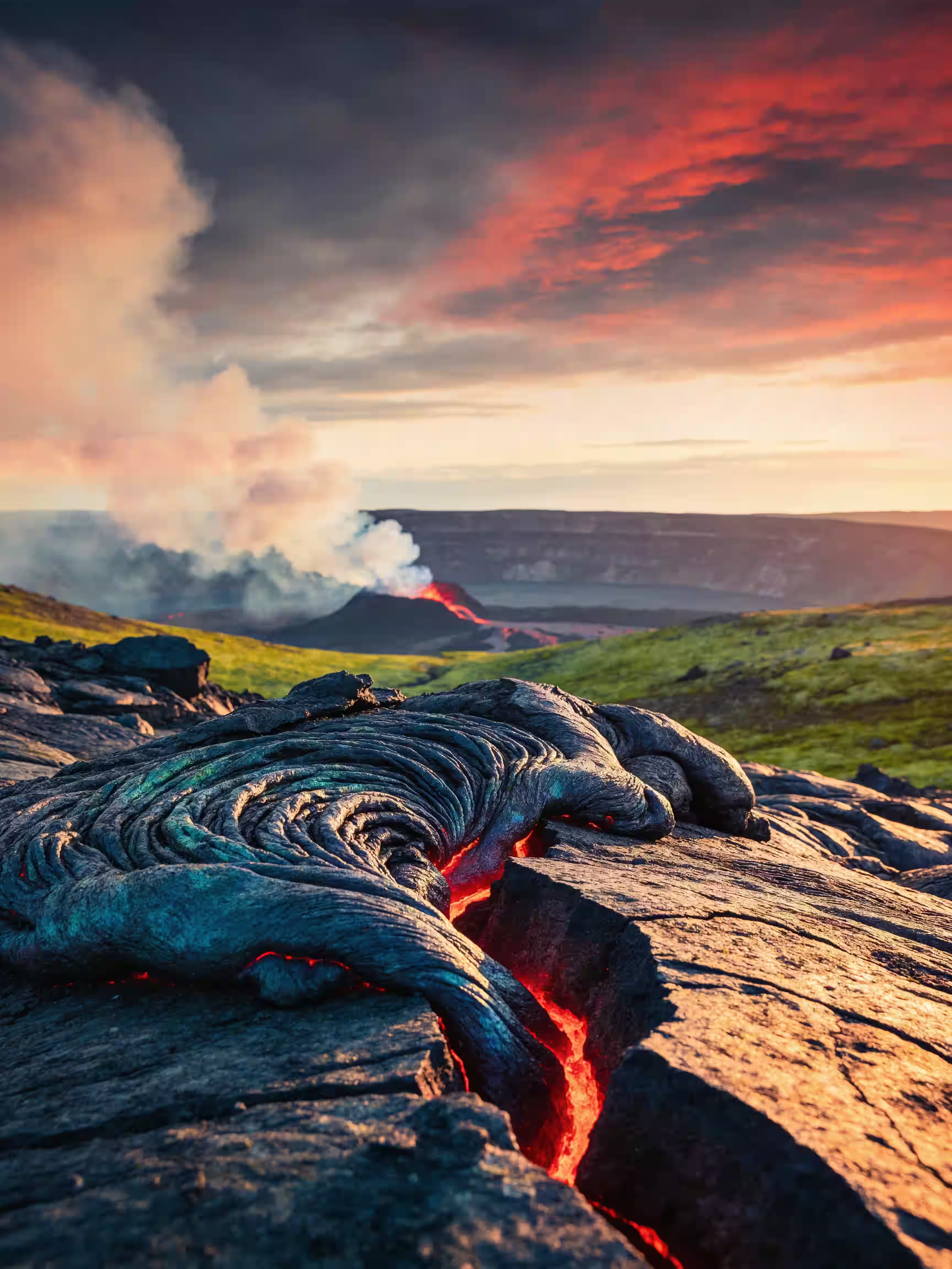 Volcano in Barren Island
